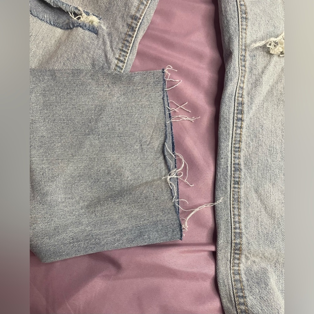 Women's High rise Curvy Straight Jeans Wild Fable Light Wash Sz0/32” NWT - Picture 5 of 9
